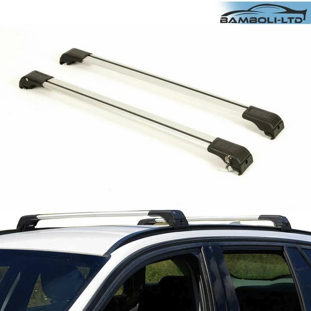 ALU LOCKABLE ROOF RACK Carrier CROSS BAR/RAIL FIT FOR NISSAN XTRAIL