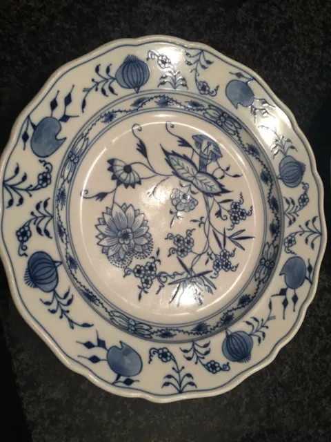 Meissen Blue Onion dinner plates