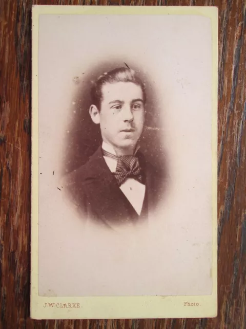 Victorian Gentleman, Smartly Dressed - Cdv By John W. Clarke, Bury St Edmunds