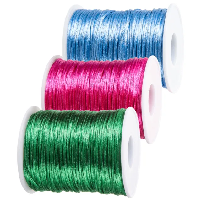 3 Rolls Thread for Knitting Polyester Fabric to Weave