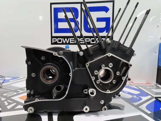 Eb873 2008 08 Victory Kingpin 100 Touring Engine Crankcase Block