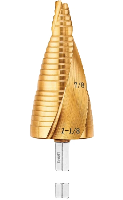 DeWalt DWA1789IR 7/8" - 1-1/8" Impact Ready Step Drill Bit