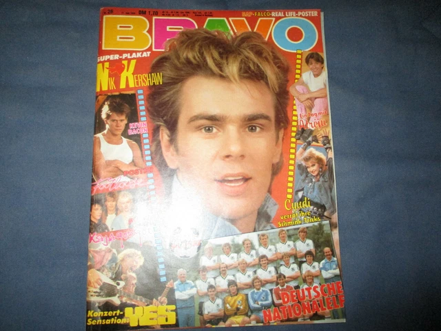 Bravo 21.6.1984 26/84 mit Kevin Bacon Poster Heft komplett
