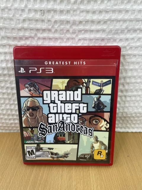 Grand Theft Auto San Andreas Playstation 3 PS3 Rockstar Brand New Free  Shipping 710425476938