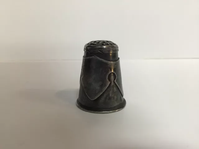 Vintage Old Navajo Sterling Silver Thimble