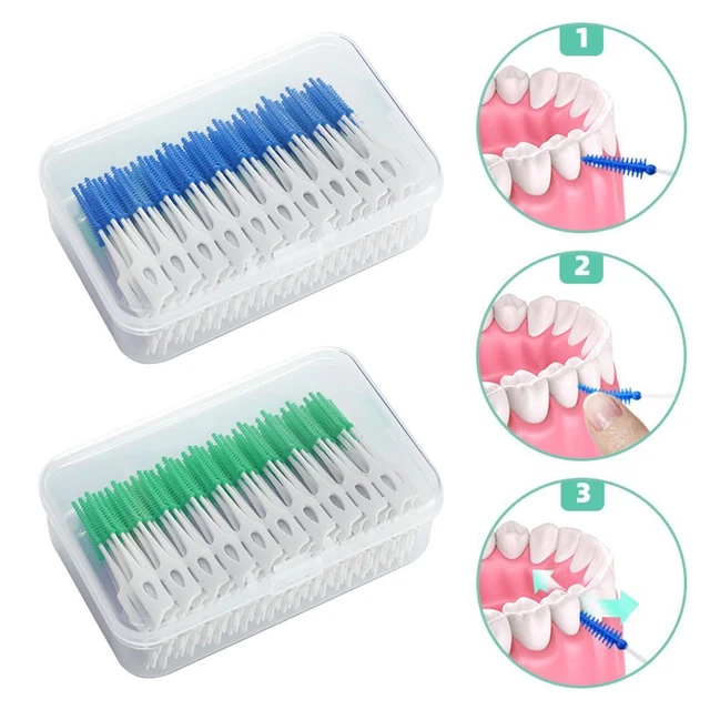 GUM MASSAGE SOFT Silicone Toothpick Dental Floss Toothbrush Interdental