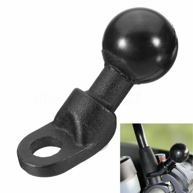 Motorrad Lenker Klemmen Basis mit 1" Ball 10mm Handy GPS Halter Halterung M B7K7