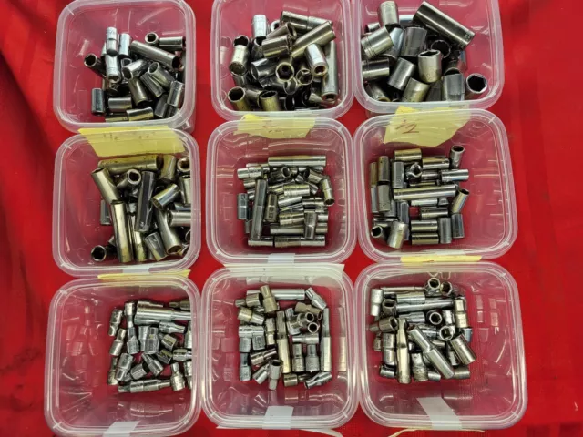 🔥 MADE IN USA Craftsman Sockets  1/4 Dr - SAE - Shallow or Deep - Pick n Mix
