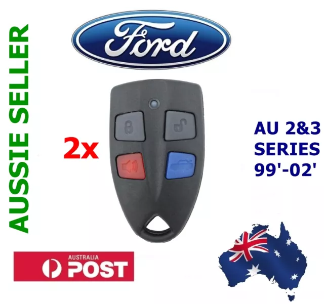 2x Ford AU Falcon/FPV/XR6/XR8 Car Series 2 & 3 99'-02' AU2/AU3 remote key