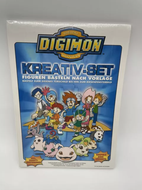 1x Digimon Digital Monsters Kreativ-Set Buch aus dem Jahr 2000 Selten - #J4