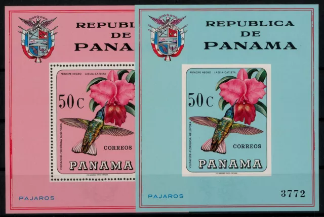 Panama; Einheimische Vögel 1967 **  (34,-)