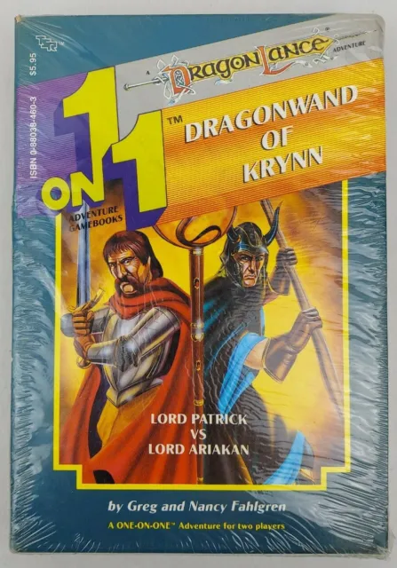 DragonLance 1 on 1 Adventure Gamebooks - Dragonwand of Krynn, 1987 - NEW SEALED