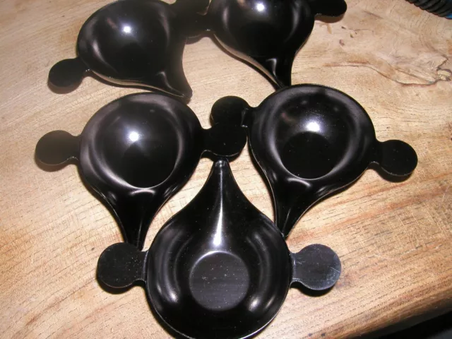 pequeños crisoles de cera de aluminio x 5