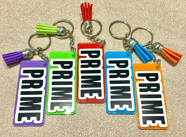 PRIME Hydration Drink Schlüsselanhänger - handgefertigter Schlüsselring - personalisiert