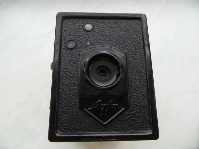 Agfa Boxkamera 44 6 x 9 cm mit Originalanleitung und Tasche