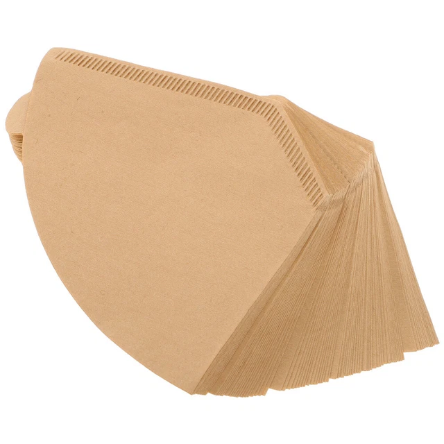 50 Filtri Di Carta Per Caff&egrave; - Fatto A Mano - Colore Bianco/Naturale - Confezione Da 50 Pezzi