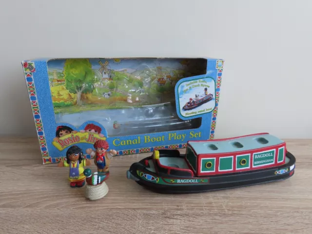 1999 Ragdoll Born to Play Rosie & Jim Canal Boat Play Set (Boxed) Retro Puppets