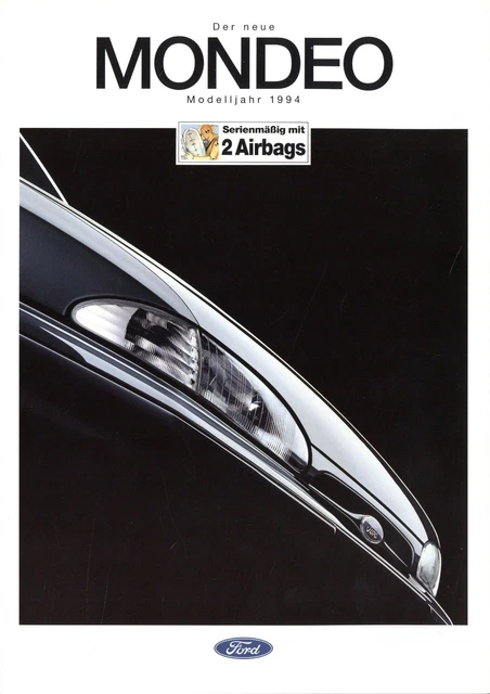 Ford Mondeo Prospekt 1994 7/93 D 24 Seiten brochure prospectus broschyr broszura