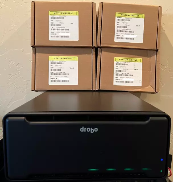 Drobo B810N 30TB 8 Bay Array w/ Qty X5 WD 6TB Purple Drives WD63PURZ