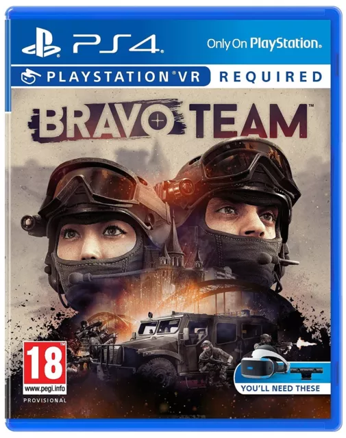 Bravo Team Ps4 Gioco Italiano Sony Aim Controller Vr Videogioco Play Station 4