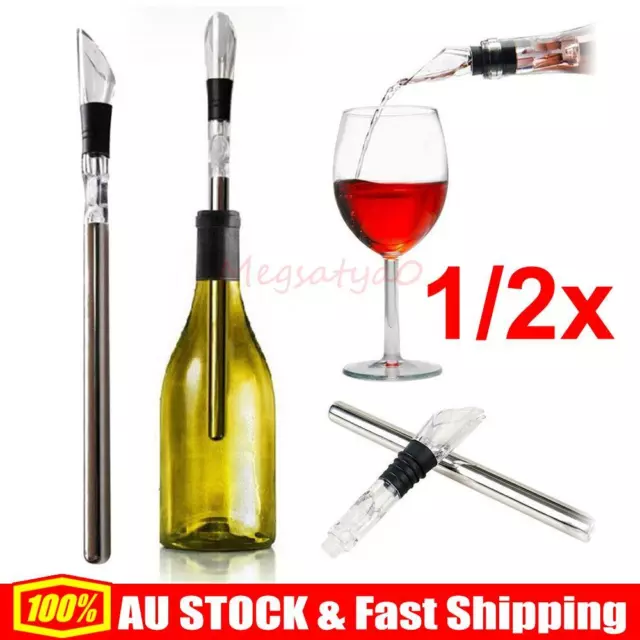 Stainless Steel Wine Chiller Wine Chilling Rod Wine Bottle Cooler Cooling Sticks