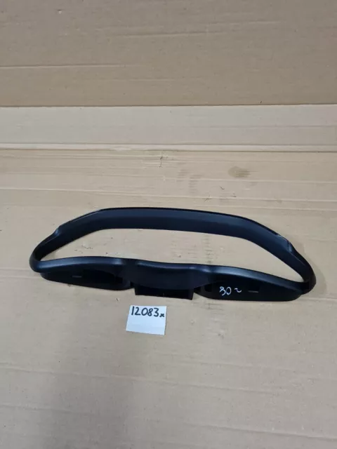 2017 Peugeot 208 Black Clock  Cluster Surround Trim Panel 9673859177