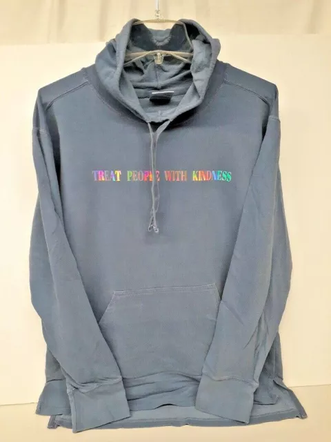 Harry Styles Treat People With Kindness Blue Jean Colored Hoodie Medium *NEW*