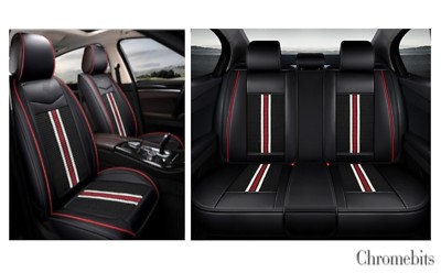 Camper Alta Qualità Lux Nero Ecopelle & Tessuto Set Completo Auto Van Camper Camper Alta Qualità Lux Nero Ecopelle & Tessuto Set Completo Auto Van Camper
