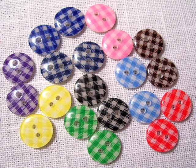 Lot De 6 Boutons Lapin Avec Attache Dos - 13mm Ou 17mm - Mercerie - Fabriqué En France