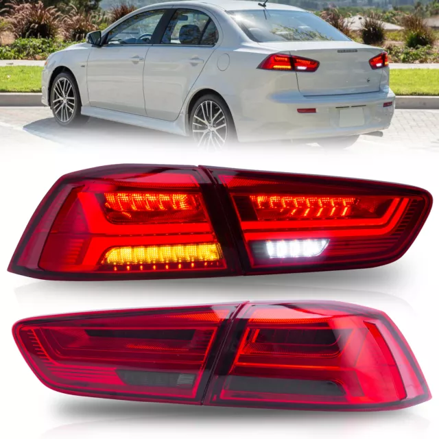 VLAND LED Rückleuchten Für Mitsubishi Lancer 2008-2019 2020 W/Sequenzielle Paar