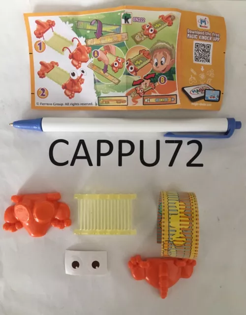 Salamandre + Bpz EN222 (Reptiles) -kinder Surprise Mixart 2018/2019