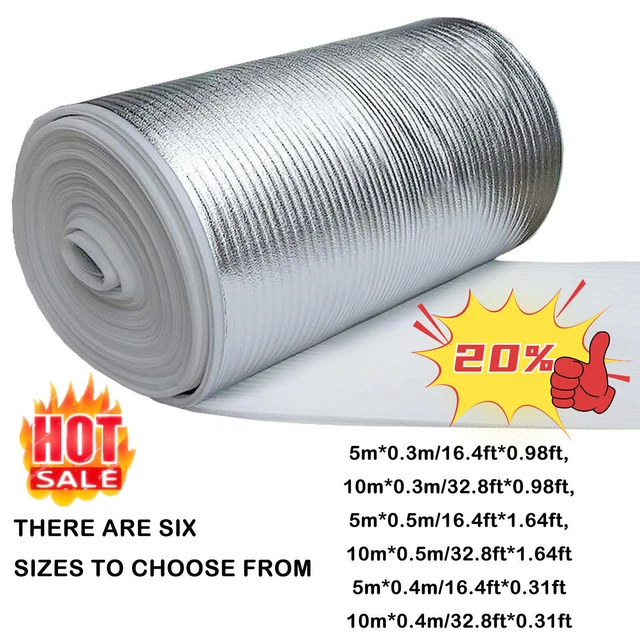 5/10M LONG RADIATOR Heat Reflector Back Foil Heat Energy Saving Film