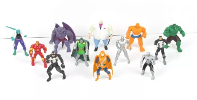 Toy Biz Marvel Heavy Metal Heroes Die-Cast Figures Lot of 12 Different