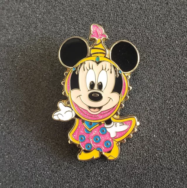 Japan Tokyo Disney TDS Arabian Coast Minnie Mouse Pink Outfit Game Prize Pin