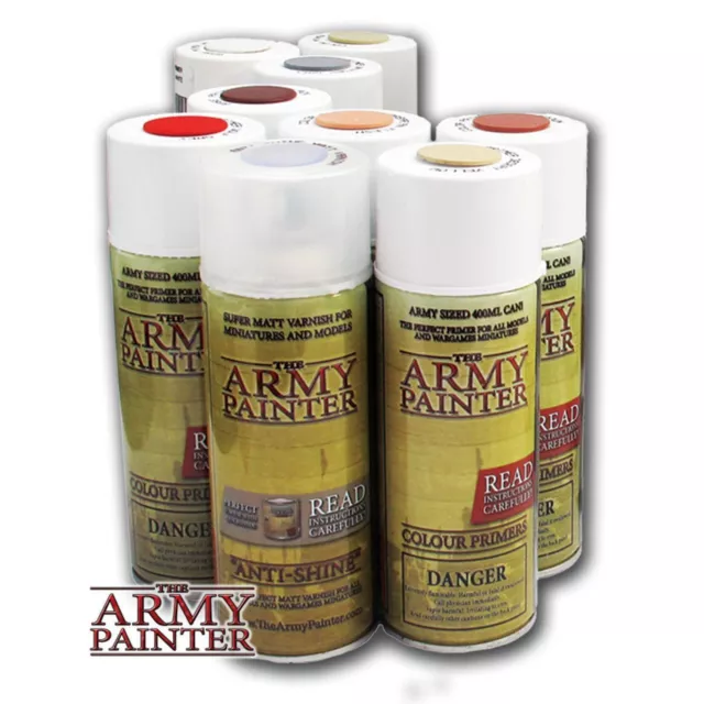 Army Painter Primer 400ml CPxxxx - Einzeln wählbar Colour Anti Shine Undercoat