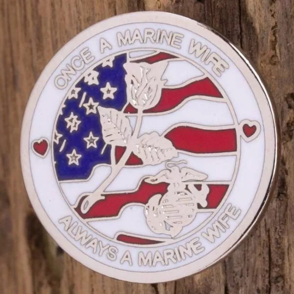 United States Marine Corps USMC Wife Lapel Pin