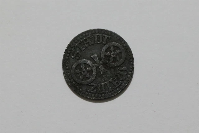Germany War Money Token 5 Pfennig 1918 Mainz Iron B34 #Z755