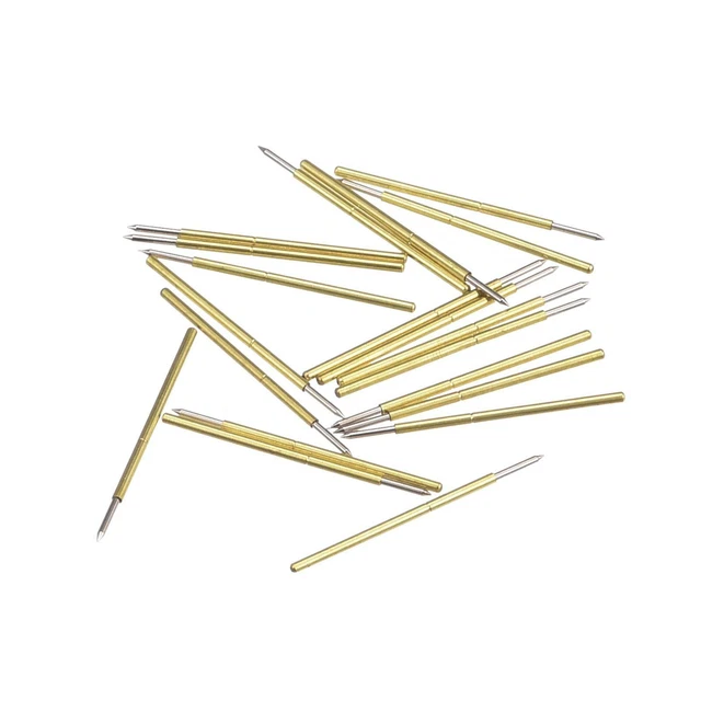 Ressort Test Sonde Broche 20pcs 0,48mm Pointe 0,68mm Dé à coudre 16,5mm