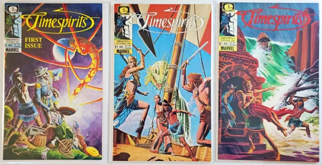 Timespirits #1 2 3 Epic Comics 1984 Lot of 3 NM- Perry/Yeates