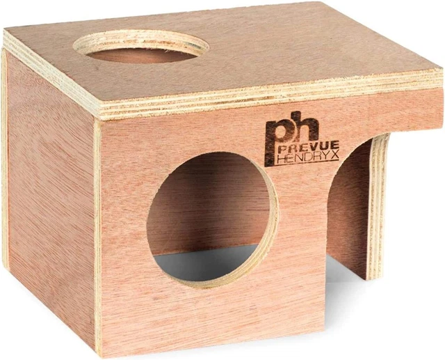 Prevue Holz Hamster Und Rennmaus Hütte für Versteck Schlafen Klein Pets, 1 Count