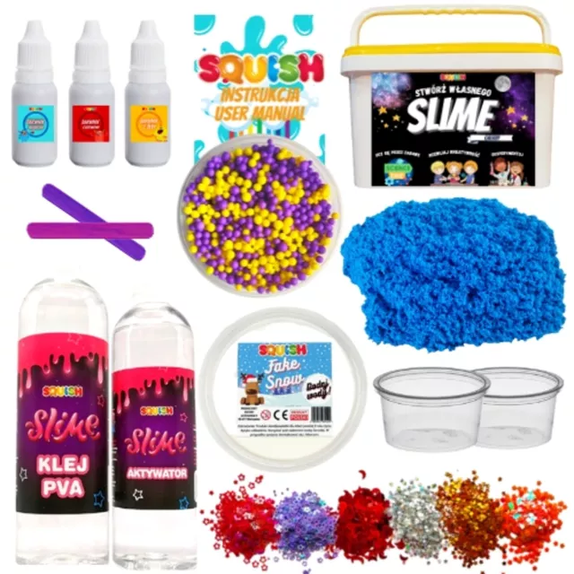 Purpledi Kit de Slime pour Enfant, Bricolage de Fabrication de