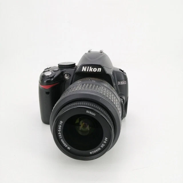 Appareil photo reflex numérique Nikon D3000 10,2 Mpx + objectif 18-55 mm