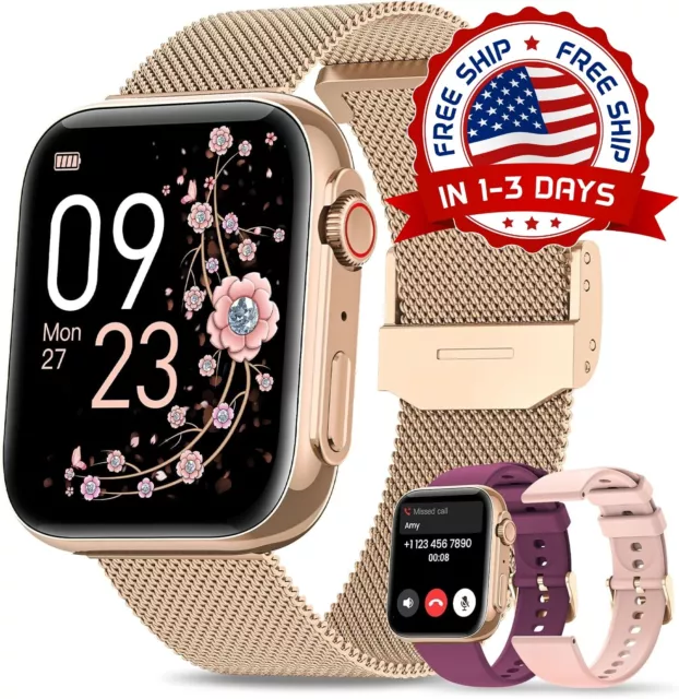 Reloj Inteligente Para iPhone Android De Mujer Smart Watch Pantalla Táct NEW US.