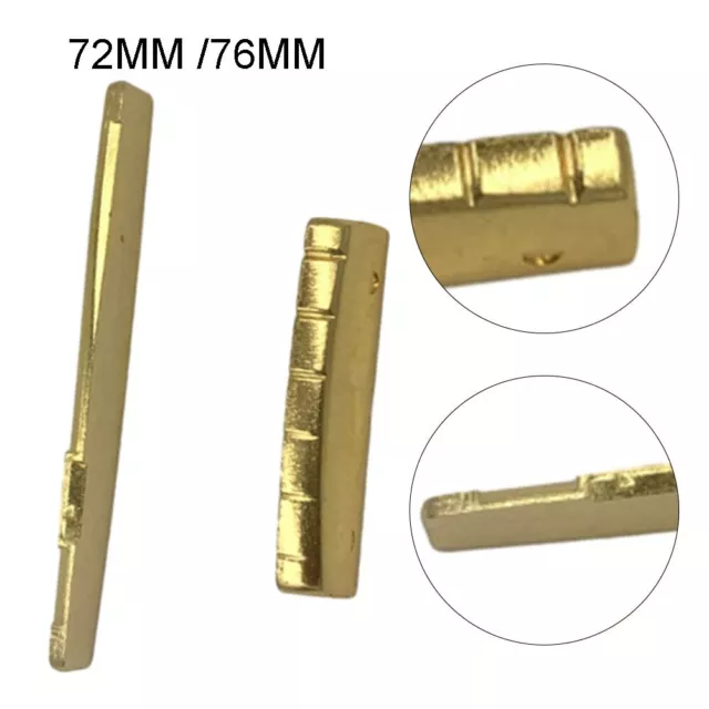 Professional Performance Upgrade 6String Gold Plated Nut and Bridge Set