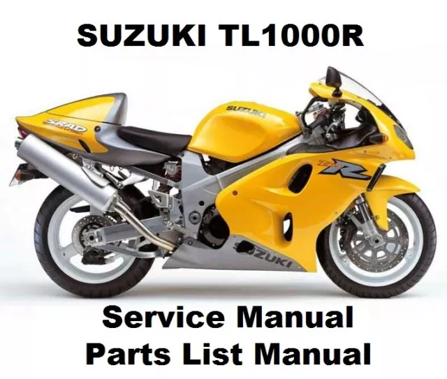 SUZUKI TL1000R Owners Workshop Service Repair Parts Manual PDF Files TLR 1000