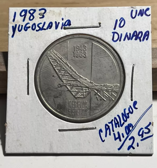 1983 Yugoslavia 10 Dinara UNC (INV F)