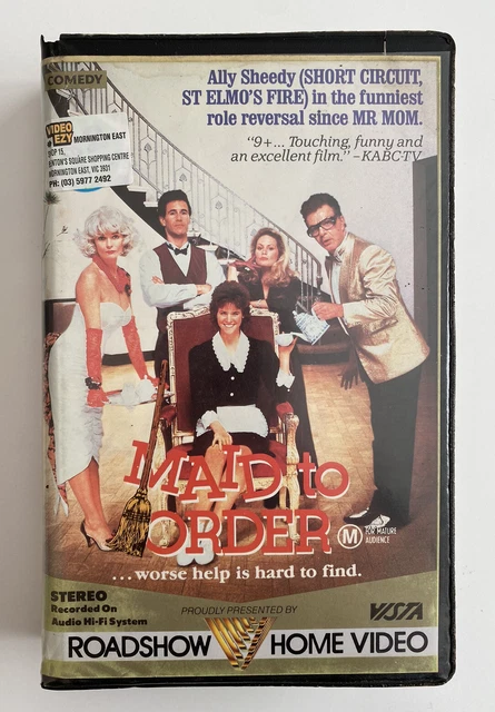 MAID TO ORDER [VHS] Roadshow Video 1987 Ally Sheedy Ex-Rental Tape ...