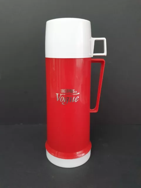 Vintage Red Vogue Thermos Flask 0.45 litre