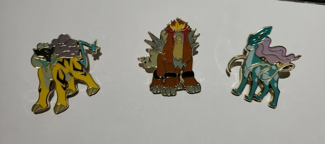 Pokmon Legendary Dogs Holo Set - Entei, Raikou, Suicune - 3 Card Complete  Set In Near Mint Condition