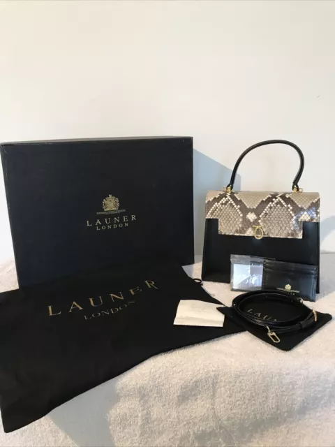 BORSA A MANO classica originale Launer Traviata in pelle di